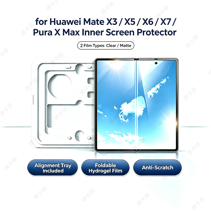 Flexible Tpu Film - Klarer/matter Hydrogel-Displayschutz für Huawei Mate X7
