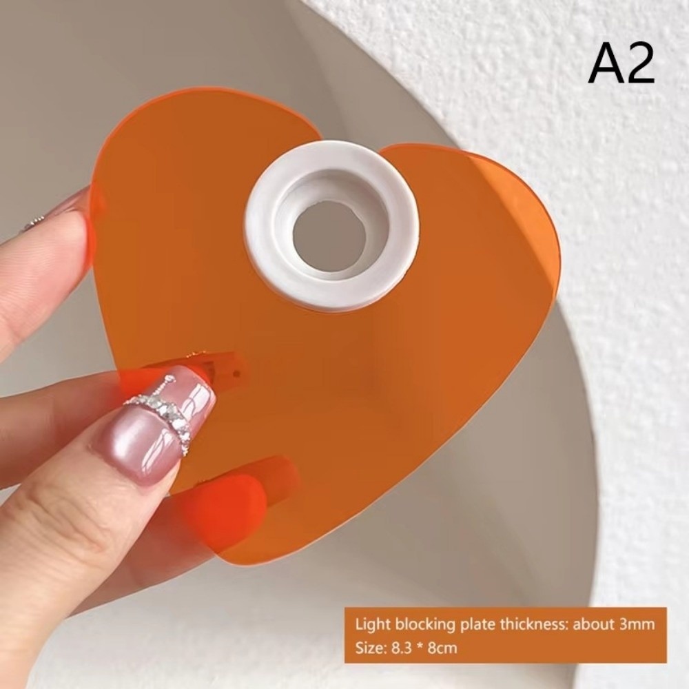 Anti Blue Light Film - Acryl-Lichtblockierplatte Anti-Blaulicht Gerade Nagelblockierplatte Verdickte Blockierfolie