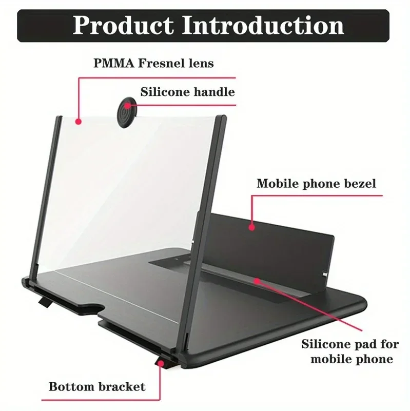 Matte Anti Glare Screen - 12/10 Zoll HD-Bildschirmlupe, Handy-Verstärker, Anti-Blaulicht, Augenschutz,