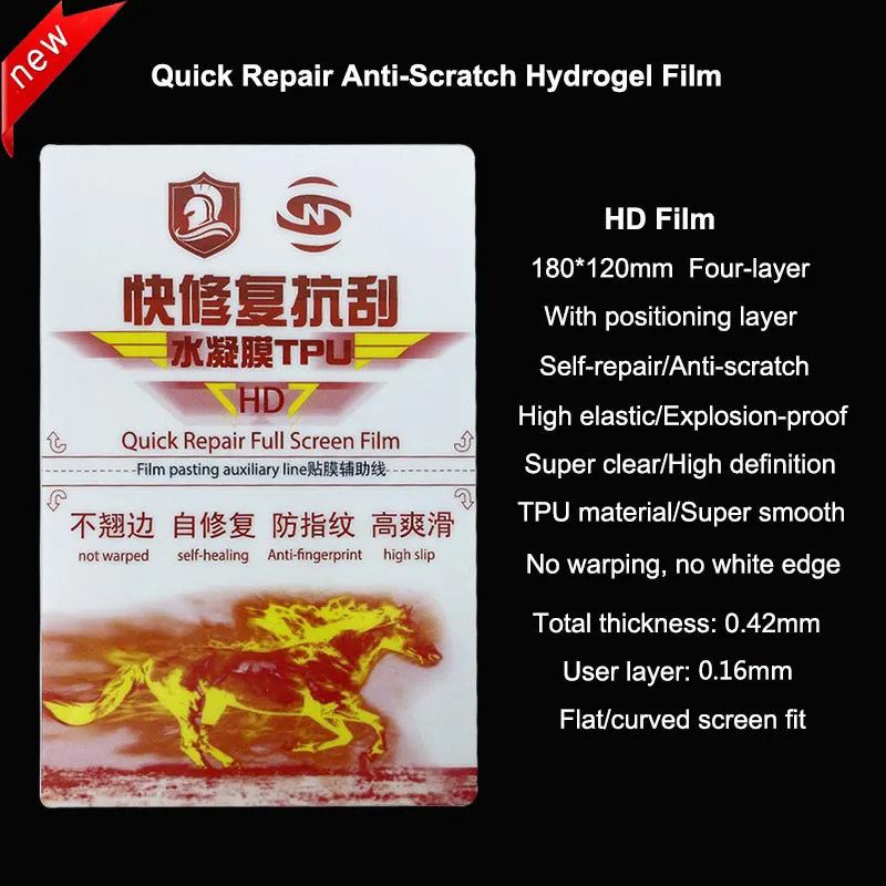 Fonlyu 50pcs hd matt tpu flexi – Flexible Tpu Film Bewertung und Preis