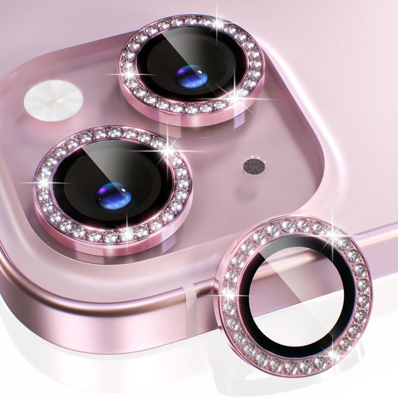 1 Stück Rosa Glitzer-Diamant K – Tempered Glass Screen 9H Bewertung und Preis