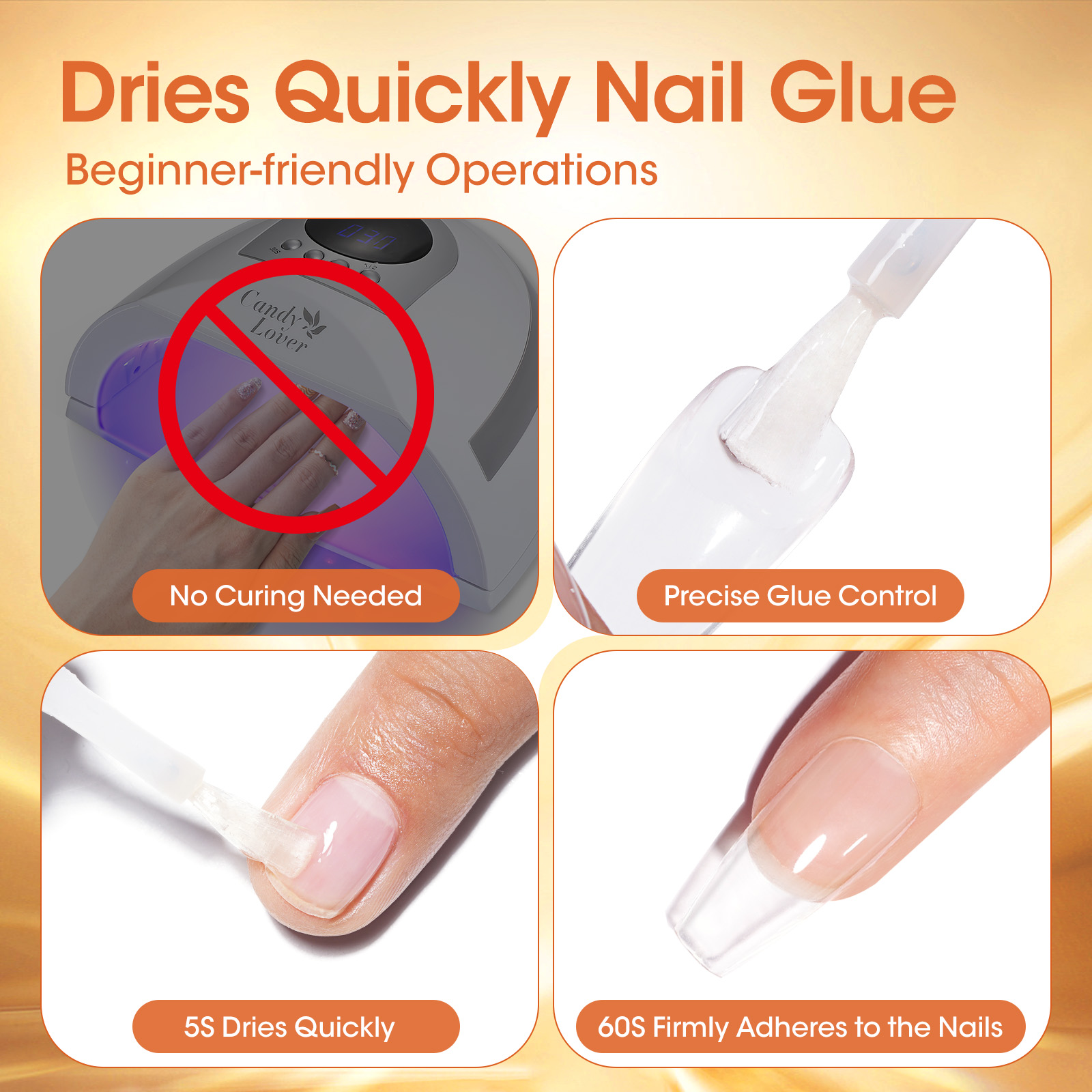 Superstarkes Nagelkleber-Entfe – Liquid Uv Glue Kit Bewertung und Preis